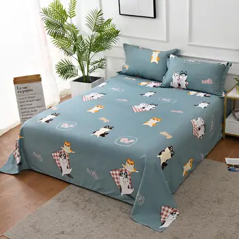 Bonenjoy 1 pc Bed Linens Single/Double/Queen Size cobre leito queen Dog Pattern Flat Sheet Bed Sheet Home Bedding(No Pillowcase) 
Bonenjoy 1 pc Bed Linens Single/Double/Queen Size cobre leito queen Dog Pattern Flat Sheet Bed Sheet Home Bedding(No Pillowcase)