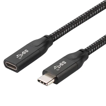 USB-C USB 3.1 Type-C Male to Female Extension Data Cable with Sleeve for Laptop Phone
USB-C USB 3.1 Type-C Male to Female Extension Data Cable with Sleeve for Laptop Phone