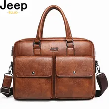 JEEP BULUO Men's Briefcases Bags Split Leather Shoulder Office Bag Totes Male Fashion 14 inch Laptop Business Bag A4 Documents
JEEP BULUO Men's Briefcases Bags Split Leather Shoulder Office Bag Totes Male Fashion 14 inch Laptop Business Bag A4 Documents