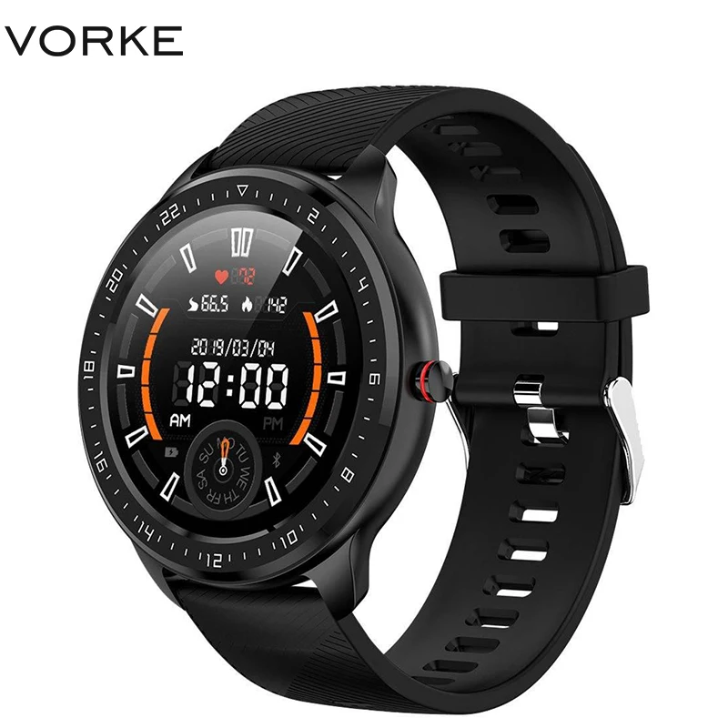 Vorke Z06 Bluetooth Smart Watch Blood Pressure Monitor 1.3 Inch TFT Screen IP67 Heart Rate Sleep Monitor Fitness Tracker
Vorke Z06 Bluetooth Smart Watch Blood Pressure Monitor 1.3 Inch TFT Screen IP67 Heart Rate Sleep Monitor Fitness Tracker