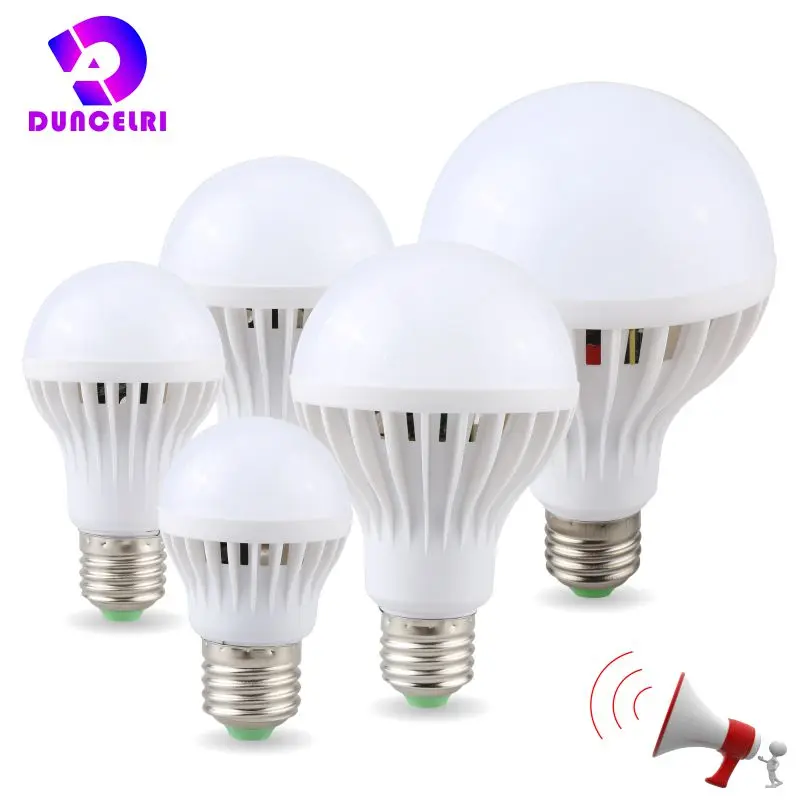 Led Sound Sensor Light Bulb 3W 5W 7W 9W 12W AC 220V 230V 240V Auto Smart Led Sound Light For Stair Hallway Night Light LED Lamp
Led Sound Sensor Light Bulb 3W 5W 7W 9W 12W AC 220V 230V 240V Auto Smart Led Sound Light For Stair Hallway Night Light LED Lamp