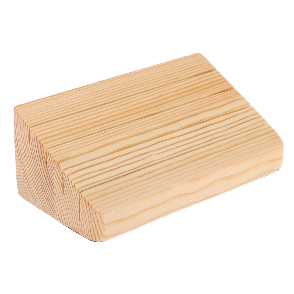 Trapezoid Wooden Playing Card Holder Hand Free Playing Cards Organizer Base for Children Adults Pocker Cards Accessories Trapezoid Wooden Playing Card Holder Hand Free Playing Cards Organizer Base for Children Adults Pocker Cards Accessories