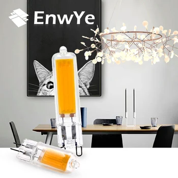 EnwYe 2W 3W LED lighting replacement spotlight crystal chandelier warm white COB G4 G9 bulb AC 220V 240V
EnwYe 2W 3W LED lighting replacement spotlight crystal chandelier warm white COB G4 G9 bulb AC 220V 240V