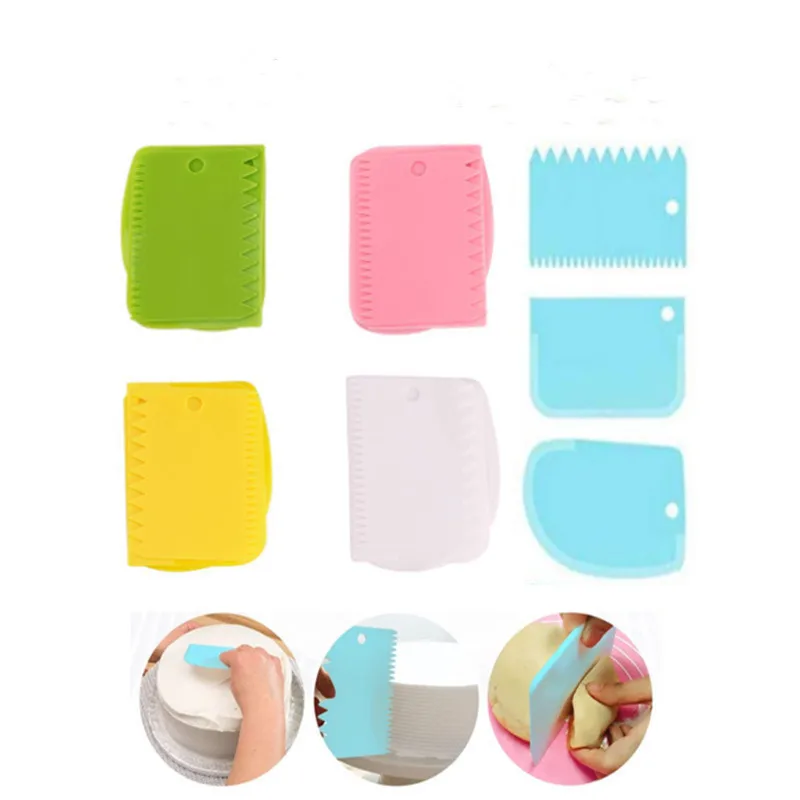 3PCS/Lot Cream Scraper Irregular Teeth Edge DIY Scraper Cake Decorating Fondant Pastry Cutters Baking Spatulas Tools Molds
3PCS/Lot Cream Scraper Irregular Teeth Edge DIY Scraper Cake Decorating Fondant Pastry Cutters Baking Spatulas Tools Molds