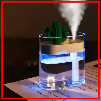 160ML Ultrasonic Air Humidifier Clear Cactus Color Light USB Essential Oil Diffuser Car Purifier Aroma Diffusor Anion Mist Maker
160ML Ultrasonic Air Humidifier Clear Cactus Color Light USB Essential Oil Diffuser Car Purifier Aroma Diffusor Anion Mist Maker
