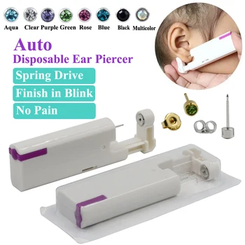 1pc Third Generation Auto Disposable Ear Piercing Gun Unit Tool Device Safty No Pain Ear Nose Piercer Buit-in Surgical Studs
1pc Third Generation Auto Disposable Ear Piercing Gun Unit Tool Device Safty No Pain Ear Nose Piercer Buit-in Surgical Studs