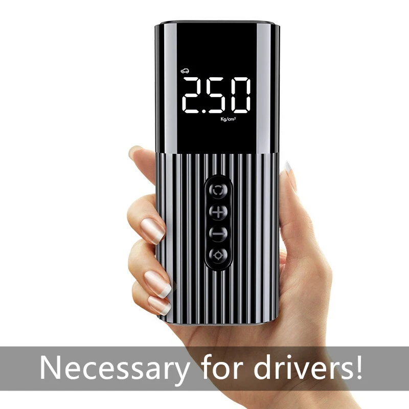 Portable mini air pumpAir Compressor with LCD DigitalCar Tyre Pump for Car Bicycle Tires Balls
Portable mini air pumpAir Compressor with LCD DigitalCar Tyre Pump for Car Bicycle Tires Balls