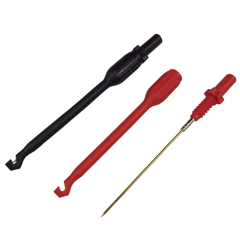 Automotive Multimeter Test Lead Kit Power Probe Wire-Piercing Clip Tools Multimeter Test Leads with Electrical Clips Tool
Automotive Multimeter Test Lead Kit Power Probe Wire-Piercing Clip Tools Multimeter Test Leads with Electrical Clips Tool