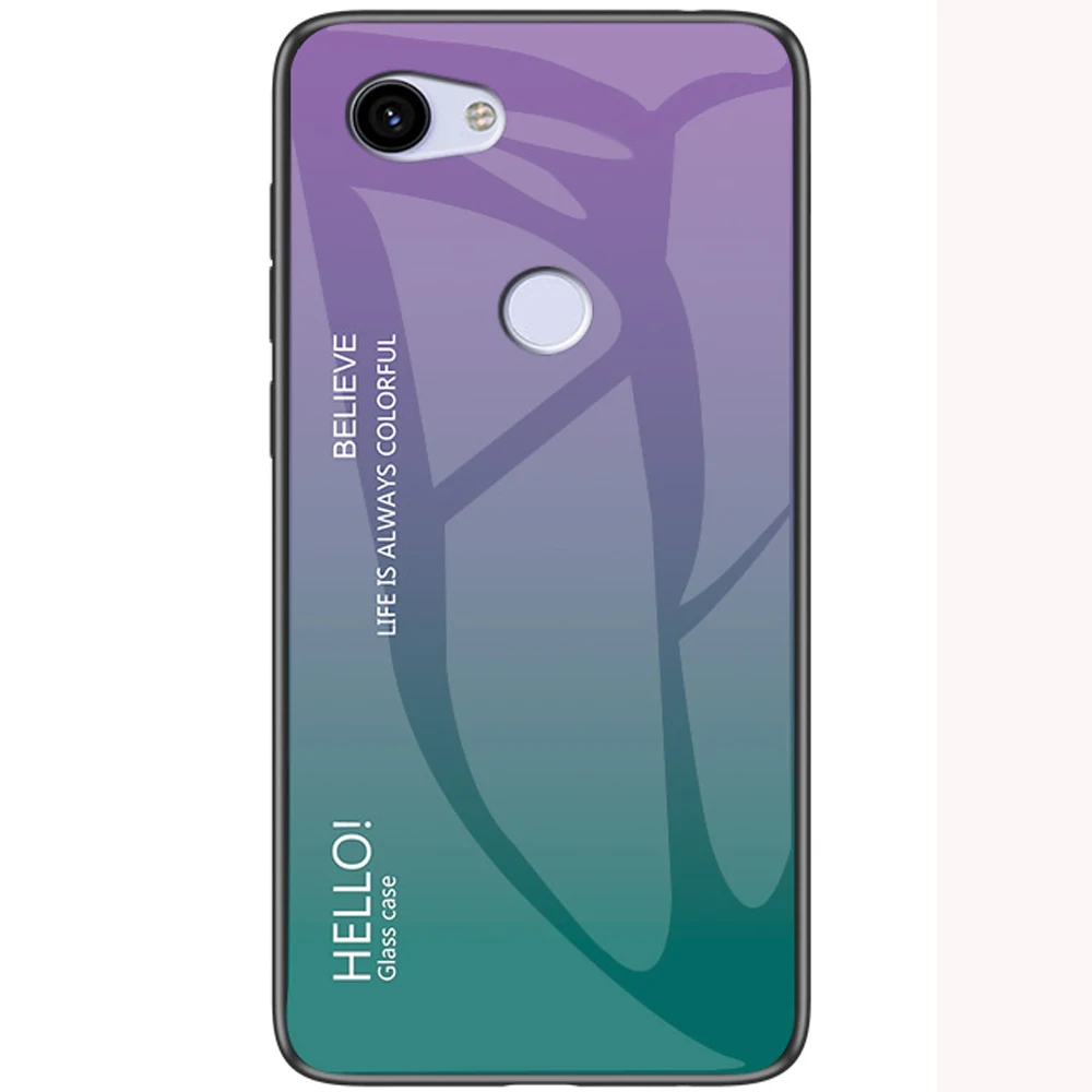 For Pixel 3A 3A XL Case Tempered Glass Case For Google Pixel 3A XL Gradient Color Back Cover Soft Bumper For Google Pixel 3A bag
For Pixel 3A 3A XL Case Tempered Glass Case For Google Pixel 3A XL Gradient Color Back Cover Soft Bumper For Google Pixel 3A bag
