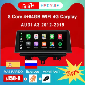 8 Core CPU Android System Car Display Screen For Audi A3 2013-2020 WIFI 4G 4+64GB RAM BT Carplay IPS Touch GPS Navi Multimedia
8 Core CPU Android System Car Display Screen For Audi A3 2013-2020 WIFI 4G 4+64GB RAM BT Carplay IPS Touch GPS Navi Multimedia