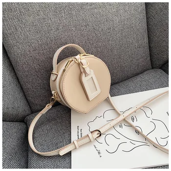 Female 2020 New Korean Version Of the Portable Macaron Fashion Texture Messenger Bag Shoulder Bag Foreign Style Small Round Bag
Female 2020 New Korean Version Of the Portable Macaron Fashion Texture Messenger Bag Shoulder Bag Foreign Style Small Round Bag