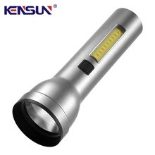 KENSUN Powerful COB LED Flashlight Portable Hand Light Mini Torch Use 18650 Battery Waterproof Flashlight
KENSUN Powerful COB LED Flashlight Portable Hand Light Mini Torch Use 18650 Battery Waterproof Flashlight