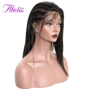 Alishes Glueless 360 Full Lace Wig Human Hair Pre Plucked Hairline For Black Women Brazilian Straight Hair Wig 150% Density Remy
Alishes Glueless 360 Full Lace Wig Human Hair Pre Plucked Hairline For Black Women Brazilian Straight Hair Wig 150% Density Remy