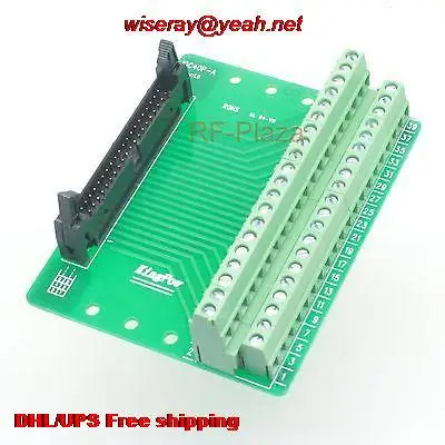 DHL/EMS 10pcs IDC40 40pin Header Breakout Board Terminal Block Connector PLC adapter Interface-PCB Connector-A6
DHL/EMS 10pcs IDC40 40pin Header Breakout Board Terminal Block Connector PLC adapter Interface-PCB Connector-A6