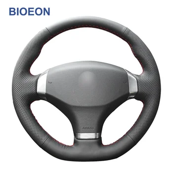 Black PU Artificial Leather Car Steering Wheel Covers for Peugeot 408 2013
Black PU Artificial Leather Car Steering Wheel Covers for Peugeot 408 2013