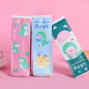 Cartoon Dinosaur Pencil Case Creative Milk box shape Stationery Bag Pink Cute student school supplies large capacity pencilcase
Cartoon Dinosaur Pencil Case Creative Milk box shape Stationery Bag Pink Cute student school supplies large capacity pencilcase