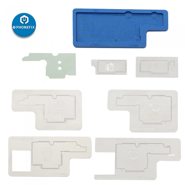 Mechanic 3D BGA Reballing Stencil Pro for iPhone X XS MAX Middle Layering 3D Groove BGA Reballing Stencil Template
Mechanic 3D BGA Reballing Stencil Pro for iPhone X XS MAX Middle Layering 3D Groove BGA Reballing Stencil Template