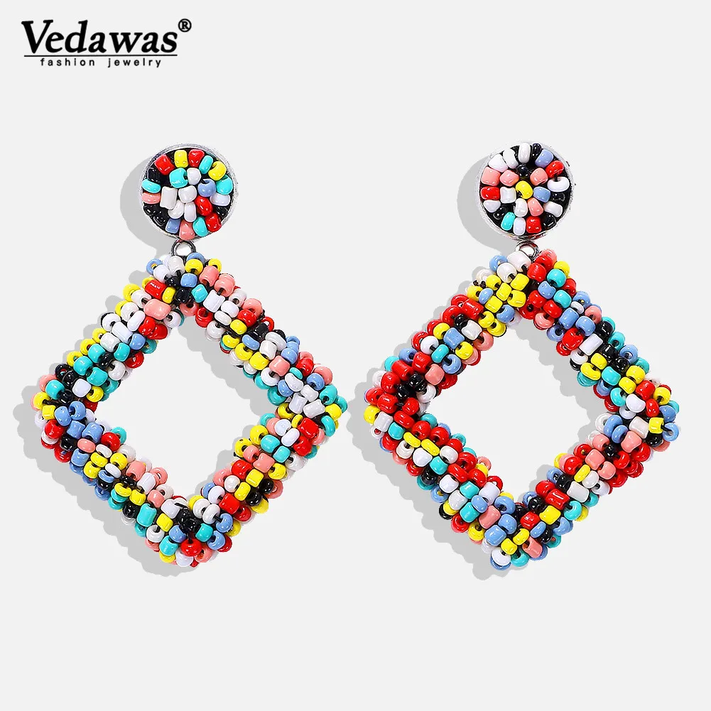 Vedawas Multi Color Beaded Earrings 2019 Handmade Oorbelle Pendientes Trendy Handmade Boho Fringed Tassel Gifts Earrings xg3377 
Vedawas Multi Color Beaded Earrings 2019 Handmade Oorbelle Pendientes Trendy Handmade Boho Fringed Tassel Gifts Earrings xg3377