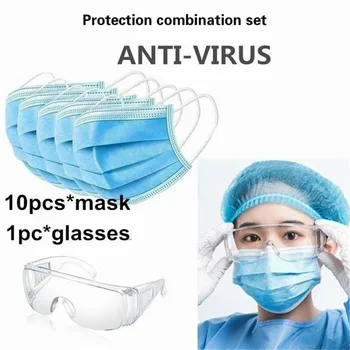 5/10/20PCS Mask with 1PC Goggle Dust Eye Protection Disposable Mask Face Mask Dust & Filter Safety Mask
5/10/20PCS Mask with 1PC Goggle Dust Eye Protection Disposable Mask Face Mask Dust & Filter Safety Mask