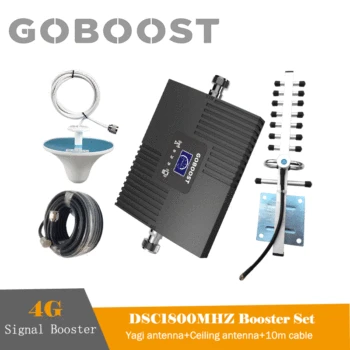 GOBOOST DCS 1800MHZ Cellular Signal Amplifier LTE 4G Band3 Signal Booster LCD Display Repeater Mobile Phone Amplifier Set 65dB
GOBOOST DCS 1800MHZ Cellular Signal Amplifier LTE 4G Band3 Signal Booster LCD Display Repeater Mobile Phone Amplifier Set 65dB