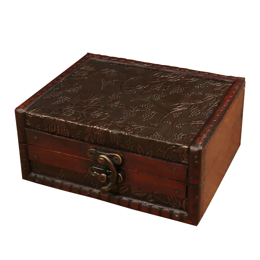 Decorative Storage Box Gift Card Ornaments With Locking Clasps Organizer Treasure Chest Desk Collections Makeup Wood Vintage
Decorative Storage Box Gift Card Ornaments With Locking Clasps Organizer Treasure Chest Desk Collections Makeup Wood Vintage