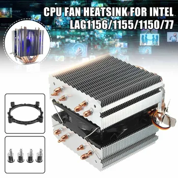 LED Blue Light CPU Fan 6X Heat Pipe For Intel LAG 1155 1156 AMD Socket AM3/AM2 High Quality Computer Cooler Cooling Fan For CPU
LED Blue Light CPU Fan 6X Heat Pipe For Intel LAG 1155 1156 AMD Socket AM3/AM2 High Quality Computer Cooler Cooling Fan For CPU