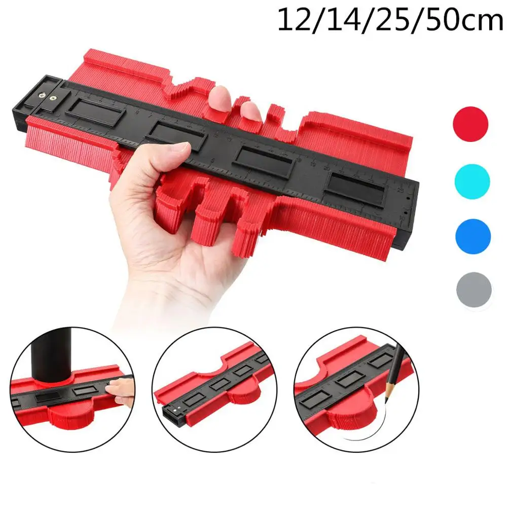 Shape Contour Gauge Duplicator 20 inch Plastic Profile Copy Gauge Wood Marking Winding Pipe Tiling Laminate Tool
Shape Contour Gauge Duplicator 20 inch Plastic Profile Copy Gauge Wood Marking Winding Pipe Tiling Laminate Tool