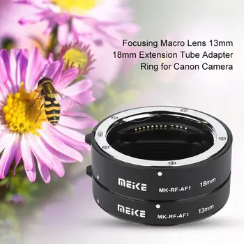 fotografia Meike MK-RF-AF1 Metal Automatic Focusing Macro Lens 13mm 18mm Extension Tube Adapter Ring for Canon Camera foto
fotografia Meike MK-RF-AF1 Metal Automatic Focusing Macro Lens 13mm 18mm Extension Tube Adapter Ring for Canon Camera foto