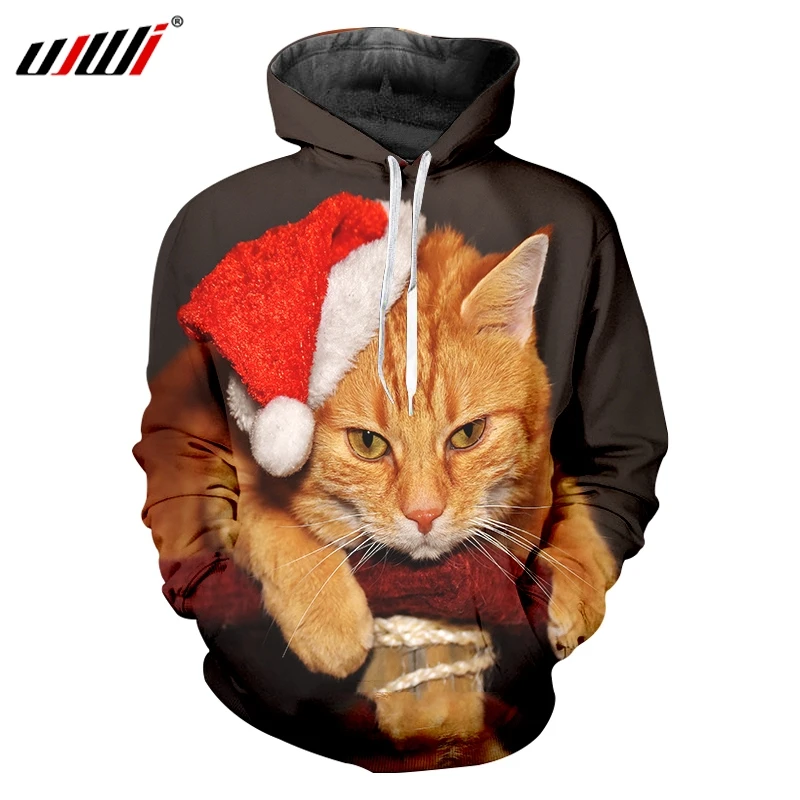 UJWI Christmas Men's/Women Hoodie 3D Printing Hooded Sweatshirt Fall Winter Fashion Cute Cat Hooded Pullover Children's Clothing
UJWI Christmas Men's/Women Hoodie 3D Printing Hooded Sweatshirt Fall Winter Fashion Cute Cat Hooded Pullover Children's Clothing