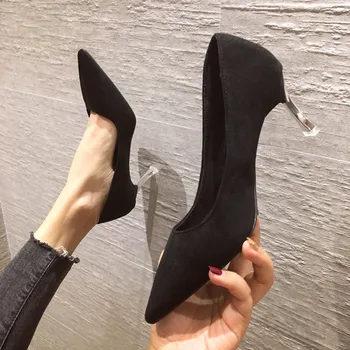 2020 Hot Summer Women Shoes Pointed Toe Pumps Suede Leisure Dress High Heels Boat Wedding Tenis Feminino Zapatillas Mujer
2020 Hot Summer Women Shoes Pointed Toe Pumps Suede Leisure Dress High Heels Boat Wedding Tenis Feminino Zapatillas Mujer