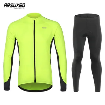 ARSUXEO Long Sleeve Cycling Jersey Sets Breathable Bicycle Sportswear Quick Dry Mountain Bike Suits Mtb Clothing Ropa Bici
ARSUXEO Long Sleeve Cycling Jersey Sets Breathable Bicycle Sportswear Quick Dry Mountain Bike Suits Mtb Clothing Ropa Bici