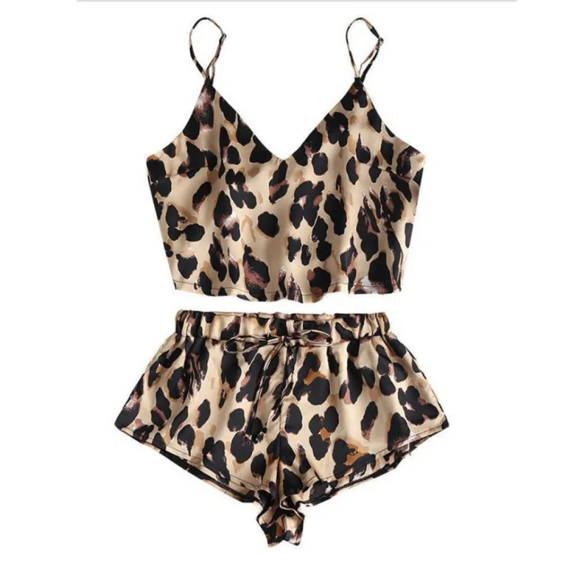 2020 Beach Clothes Sexy Women New Set Tank Top and Short Leopard Print Loose Slim Soft Thin Tank Top Drawstring Sexy Short
2020 Beach Clothes Sexy Women New Set Tank Top and Short Leopard Print Loose Slim Soft Thin Tank Top Drawstring Sexy Short