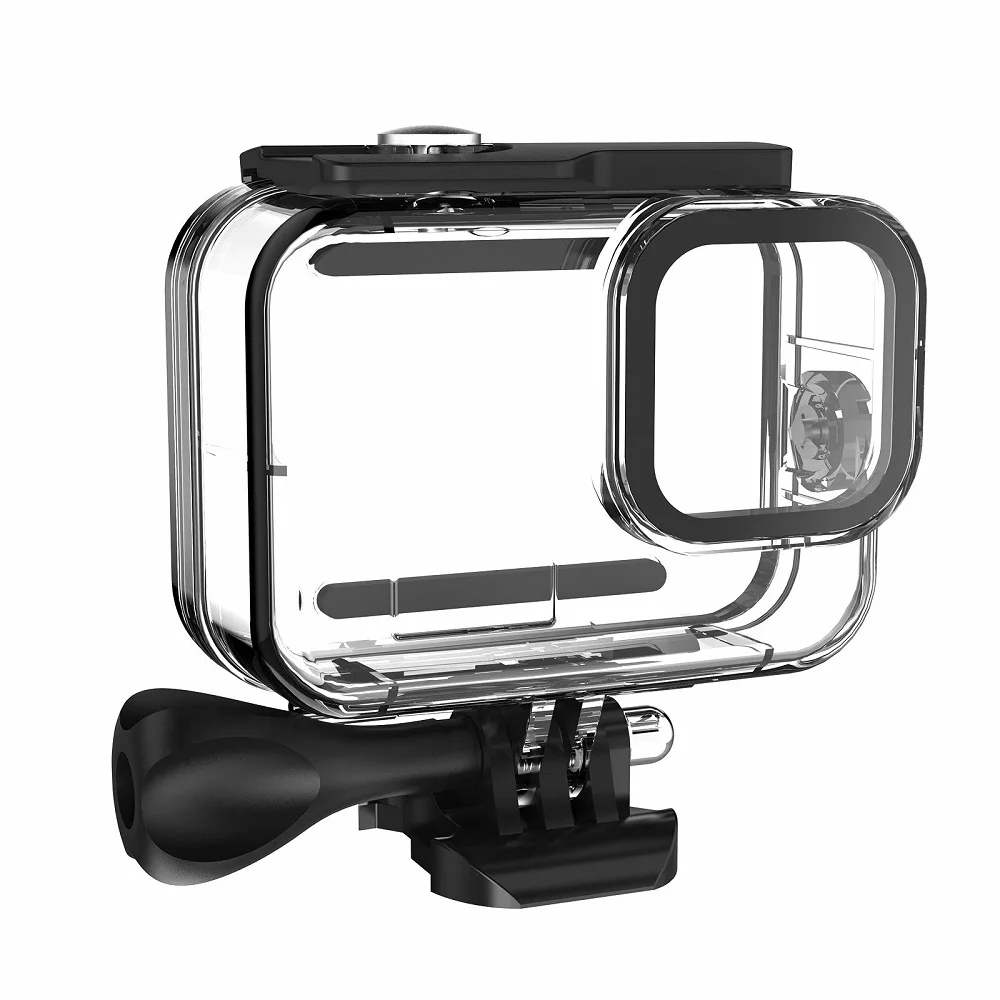 

60M/196FT Waterproof Case For GoPro Hero 11 10 9 Underwater Diving Housing Cover With Dive Filter Action Camera Accessories