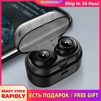 TWS Bluetooth 5.0 Earphone Wireless Earbuds In Ear Sports Headset Mini HIFI Bass Stereo Sweatproof LED Display For iPhone Tablet
TWS Bluetooth 5.0 Earphone Wireless Earbuds In Ear Sports Headset Mini HIFI Bass Stereo Sweatproof LED Display For iPhone Tablet