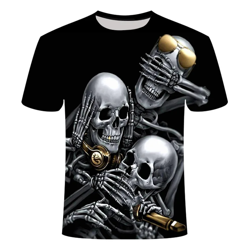 Black T shirt 3D Skull king Summer Horror tshirt men Summer Tops Tees High Quality Short Sleeve Mens Hip Hop Shirts Homme Clothe
Black T shirt 3D Skull king Summer Horror tshirt men Summer Tops Tees High Quality Short Sleeve Mens Hip Hop Shirts Homme Clothe