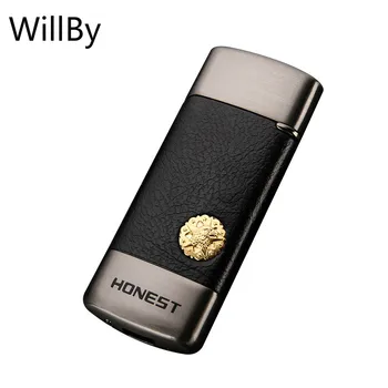 Creative Ultra-thin with Leather Cover USB Charging Lighter Windproof Electronic Cigarettes Lighter
Creative Ultra-thin with Leather Cover USB Charging Lighter Windproof Electronic Cigarettes Lighter
