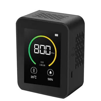 CO2 Meter Sensor Air Quality Monitor Gas Detector Air Tester Air Quality Analyzer with Temperature Humidity Display 400-5000PPM
CO2 Meter Sensor Air Quality Monitor Gas Detector Air Tester Air Quality Analyzer with Temperature Humidity Display 400-5000PPM
