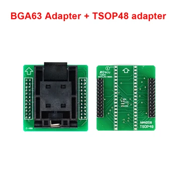 Free Shipping BGA63 adapter Only for TL866II Plus Programmer RT-BGA63-01 V2.0 0.8MM 9x11 + TSOP48 adapter
Free Shipping BGA63 adapter Only for TL866II Plus Programmer RT-BGA63-01 V2.0 0.8MM 9x11 + TSOP48 adapter