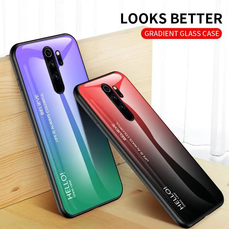 Gradient Glass Glossy Case For Xiaomi Redmi Note 8 Pro Shockproof Protective Cover For Xiaomi Xiomi Redmi Note 8Pro Note8 Pro
Gradient Glass Glossy Case For Xiaomi Redmi Note 8 Pro Shockproof Protective Cover For Xiaomi Xiomi Redmi Note 8Pro Note8 Pro