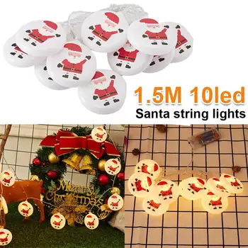 Santa String Light Fairy Light String 10led Yard Wedding Battery Box Super Bright Xmas Decor Christmas String Durable Outdoor
Santa String Light Fairy Light String 10led Yard Wedding Battery Box Super Bright Xmas Decor Christmas String Durable Outdoor