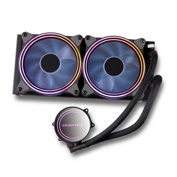 GOLDEN FIELD ICE Series Advanced RGB Lighting Liquid CPU Cooler for Intel AMD Socket CPU Cooling
GOLDEN FIELD ICE Series Advanced RGB Lighting Liquid CPU Cooler for Intel AMD Socket CPU Cooling