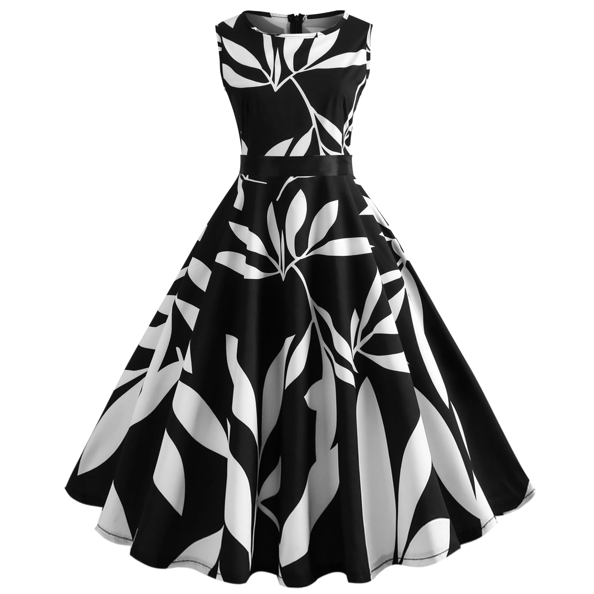 2019 New Arrival Shudaji Vintage A-line Print Sleeveless Mid-calf Empire O-neck Summer Dresses 
2019 New Arrival Shudaji Vintage A-line Print Sleeveless Mid-calf Empire O-neck Summer Dresses