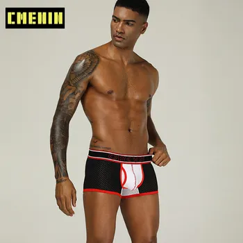 

CMENIN Underwear Men Underpants Men's Panties Boxer Man Cotton Male Boxers Boxershorts Shorts Cueca Mens Solid Soft OR201
