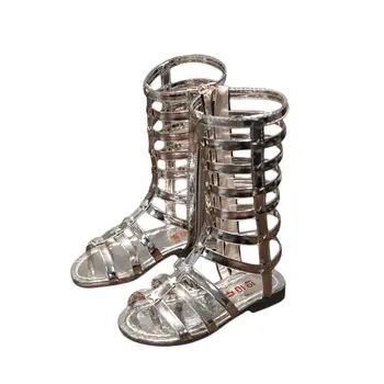 Fashion Children Girls Shoes High-tops Roman Open-Toe Flat Heel Anti-Skid Casual Shoes for Summer 
Fashion Children Girls Shoes High-tops Roman Open-Toe Flat Heel Anti-Skid Casual Shoes for Summer