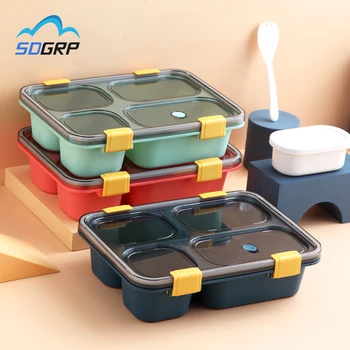 1300ml/850ml Healthy Plastic Lunch Box Snap Leak-Proof Microwave Dinnerware Bento Box Adults Kid Food Storage Container Lunchbox
1300ml/850ml Healthy Plastic Lunch Box Snap Leak-Proof Microwave Dinnerware Bento Box Adults Kid Food Storage Container Lunchbox