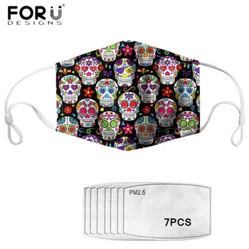 FORUDESIGNS Sugar Skull Print Women Punk Style Masks Casual Outdoor Dustproof Face Masks for Ladies Girls Motorcycle Mouth Mask
FORUDESIGNS Sugar Skull Print Women Punk Style Masks Casual Outdoor Dustproof Face Masks for Ladies Girls Motorcycle Mouth Mask