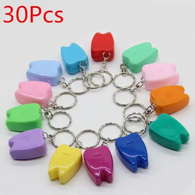 30Pcs 15m Dental Floss Flosser+Holder Teeth-Shaped Key Chain Ring Toothpick Type Oral Teeth Care Tools
30Pcs 15m Dental Floss Flosser+Holder Teeth-Shaped Key Chain Ring Toothpick Type Oral Teeth Care Tools