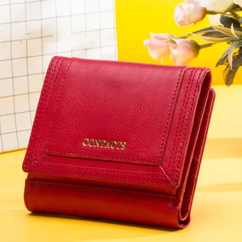Fashion Korean Leather Women's Wallet Tri-fold Short Leather Female Small Card Holder Wallets Coin Purses Ladies 
Fashion Korean Leather Women's Wallet Tri-fold Short Leather Female Small Card Holder Wallets Coin Purses Ladies