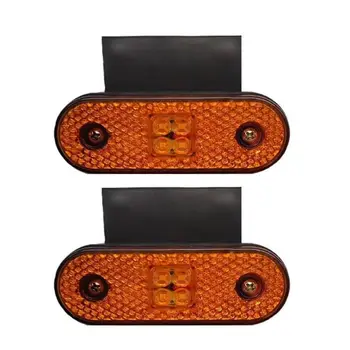 2 Pcs Stop Turn Brake 4 LED Trailer Tail Light with Bracket 10-30V F4 Reflector Lamp Sealed Mount Lights for Boat RV
2 Pcs Stop Turn Brake 4 LED Trailer Tail Light with Bracket 10-30V F4 Reflector Lamp Sealed Mount Lights for Boat RV