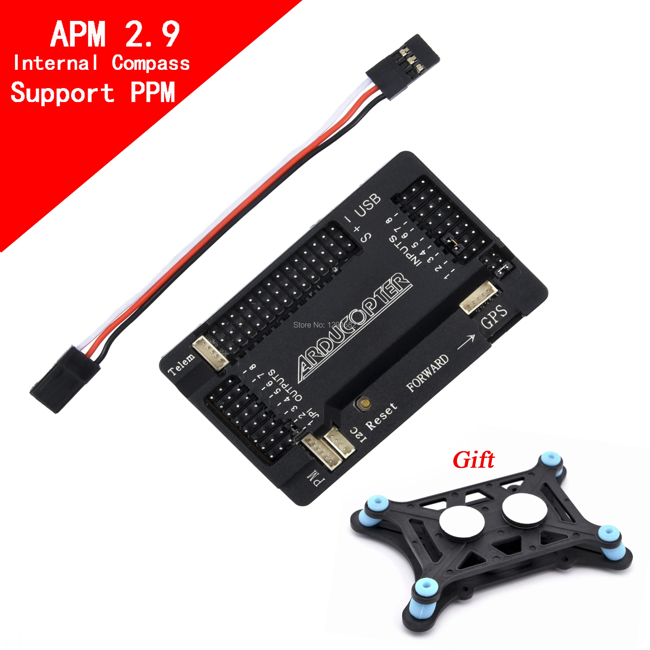 APM APM2.9 FIight Controller Board internal Compass Support PPM Upgraded APM2.8 APM 2.6 for RC Quadcopter Multicopter Ardupilot
APM APM2.9 FIight Controller Board internal Compass Support PPM Upgraded APM2.8 APM 2.6 for RC Quadcopter Multicopter Ardupilot